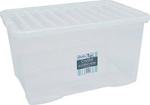 Wham 14025 Storage Box & Lid 60 L Clear 60X40X33 CM Toy Box