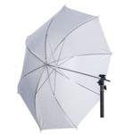 White Soft Diffuser Umbrella 100cm 40 Inch Semi-Transparent Shoot Through Opaque Umbrella