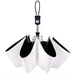 White Umbrella，Cuby，Lightweight，Automatic Open/Close, Fashion，Slip-Proof Handle for Easy Carrying by