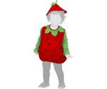 Widmann Child Strawberry Costume