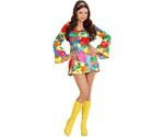 Widmann Hippie Flower Power Girl Costume