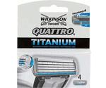 Wilkinson Quattro Titanium Razor Blades (4 x)