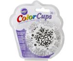 Wilton 415-2352 36 Count Baking Cup Damask Black/White