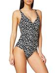 Womens Dp Beach Monochrome Sculpt Control Swimsuit - Black, Black 6