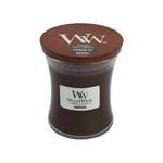 Woodwick Mini Candle-Oudwood, Brown, 7.1 x 7 x 7.8 cm