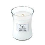 WoodWick White Tea and Jasmine 10oz Medium Jar Candle FREE P&P