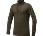 Woolpower Zip Turtleneck 400 pine green