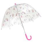 X-Brella Childrens/Kids Transparent Unicorn Themed Stick Umbrella (Kids) (Unicorn)