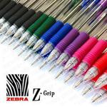 Z-Grip Retractable Ballpoint Pen - Economy Pack of 40 - Assorted Colours