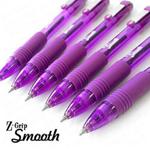 Z-Grip Smooth - Retractable Ballpoint Pen - Pack of 6 - Purple