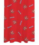 Zap Arsenal Red Crest Curtains, Pair, 66 x 72 Inch