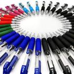 Zebra Z-Grip Mini Retractable Ballpoint Pen - Economy Pack of 36 - Assorted Colours