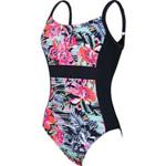 Zoggs Women's Latino Love Side Panel Swimsuit - 32″ Black/Multi