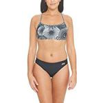 Zoggs Women's Tassles 2 Piece Crossback Bikini Set, Multi-Colour, Size 8