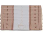 ZOLLNER Tea Towel Set 5 pcs 50 x 70 cm light grey