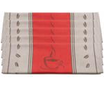ZOLLNER Tea Towel Set 5 pcs 50 x 70 cm red