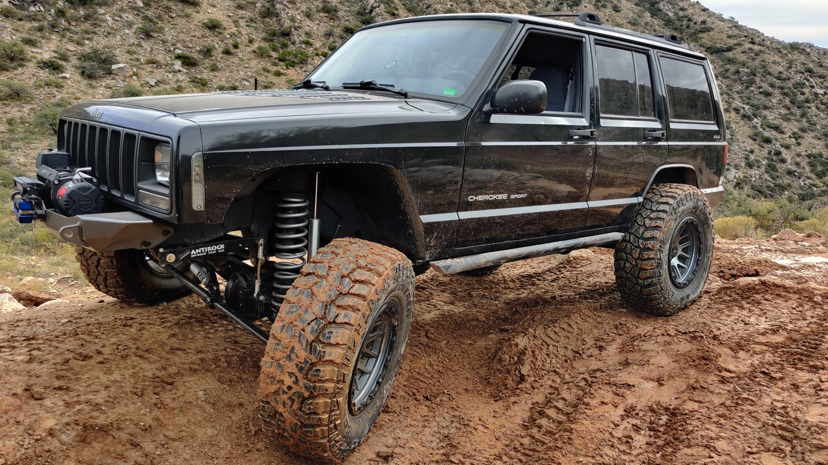 jeep xj rock crawler