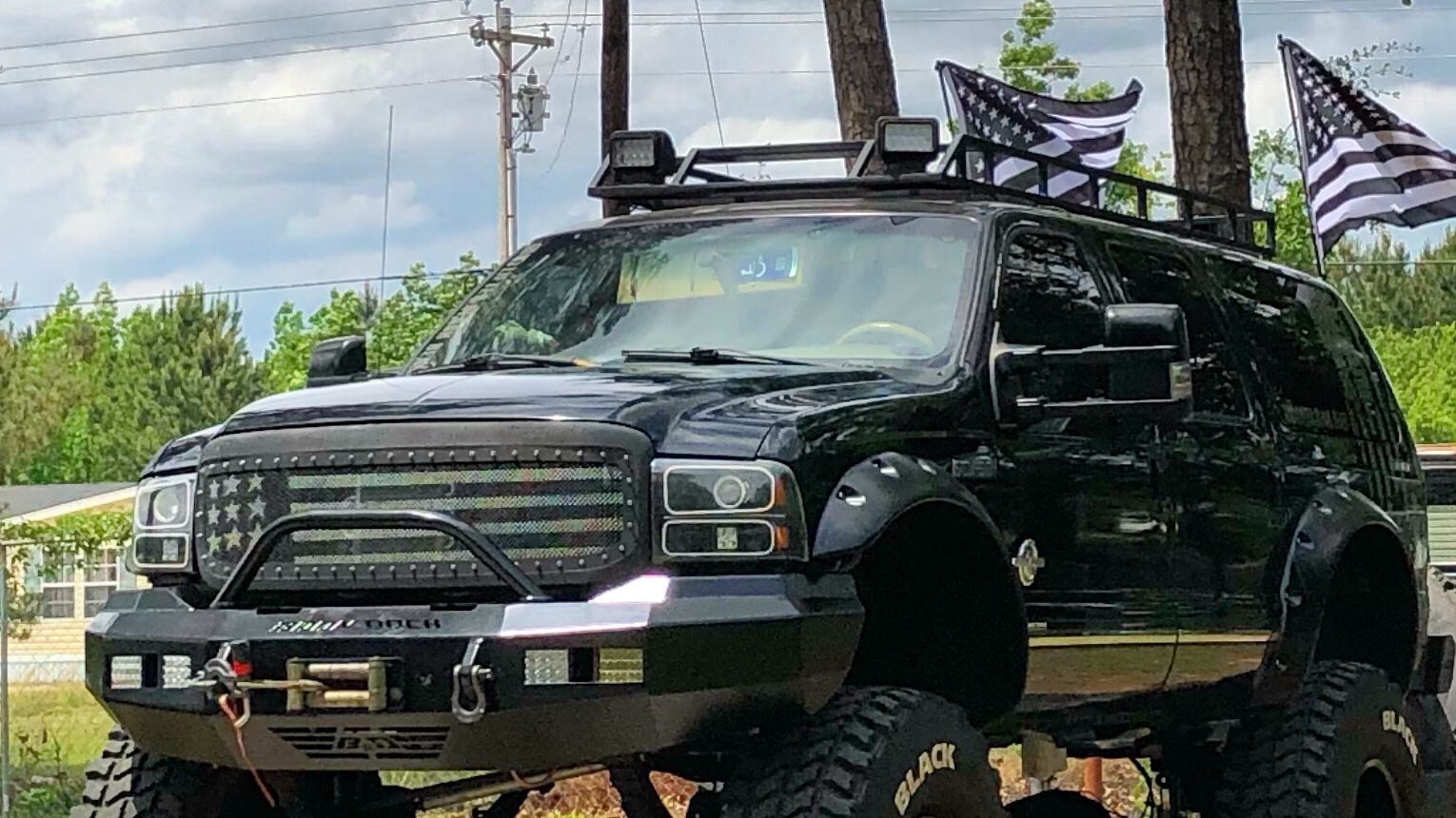 ford excursion lifted black