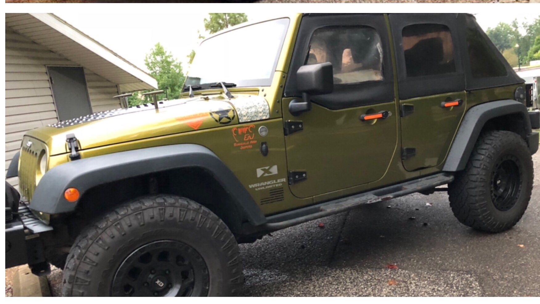 2007 Jeep Wrangler JKU - rescue green JKU 07 | REVKIT