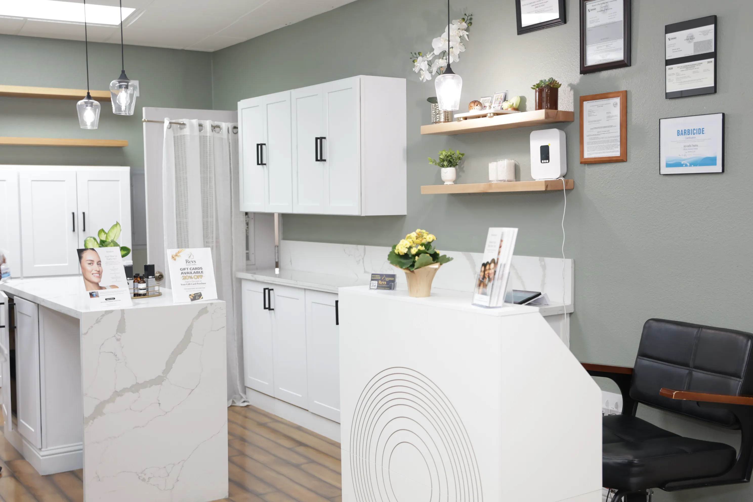 Luxurious salon experience at Revs Beauty Studio