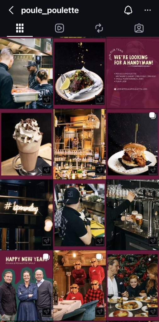Instagram grid
