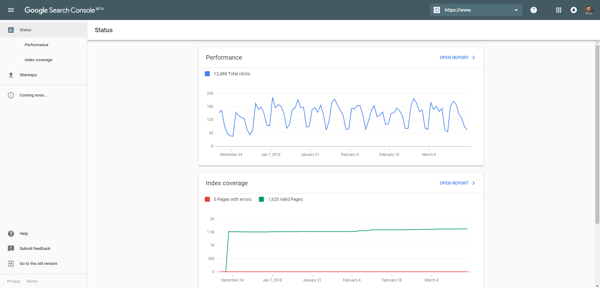 New Search Console