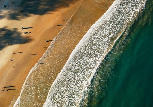 beach from above