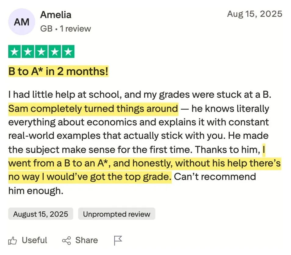 Five star review