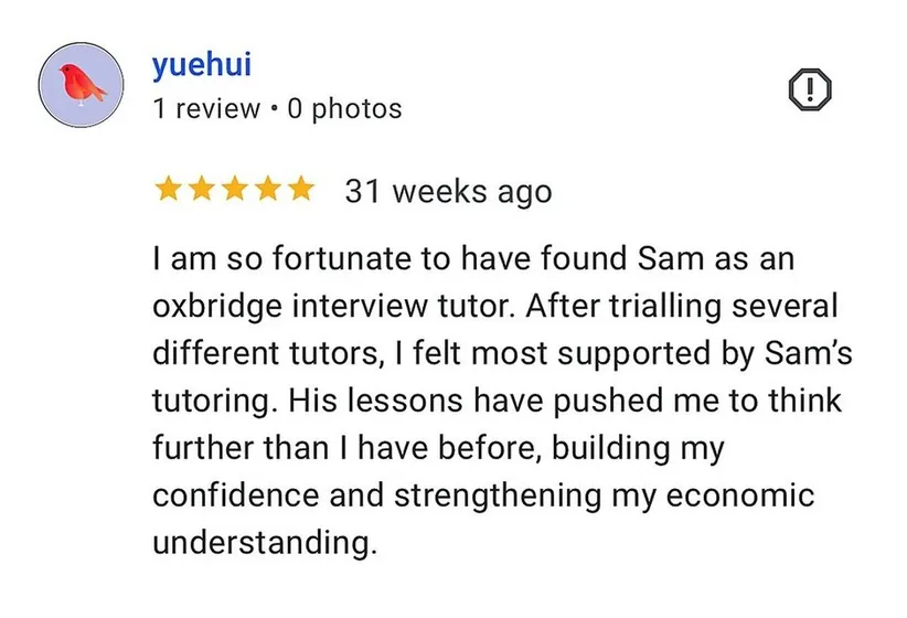 Five star review