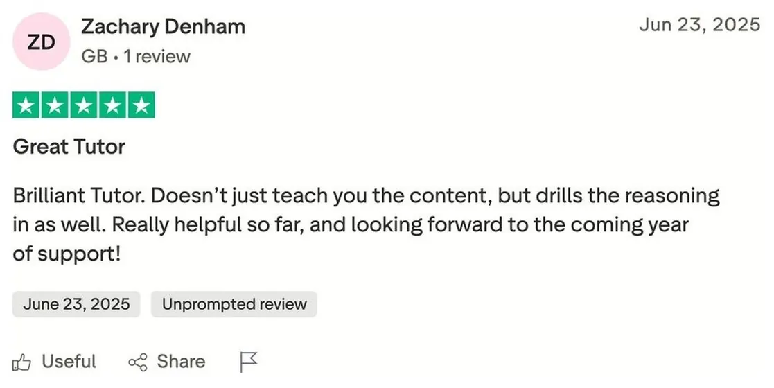 Five star review