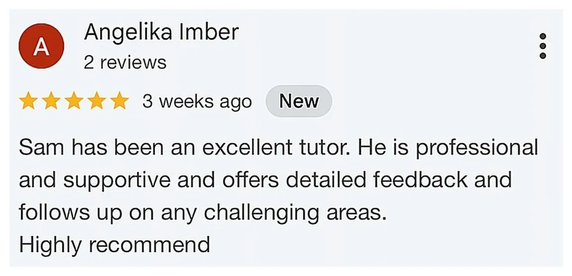 Five star review