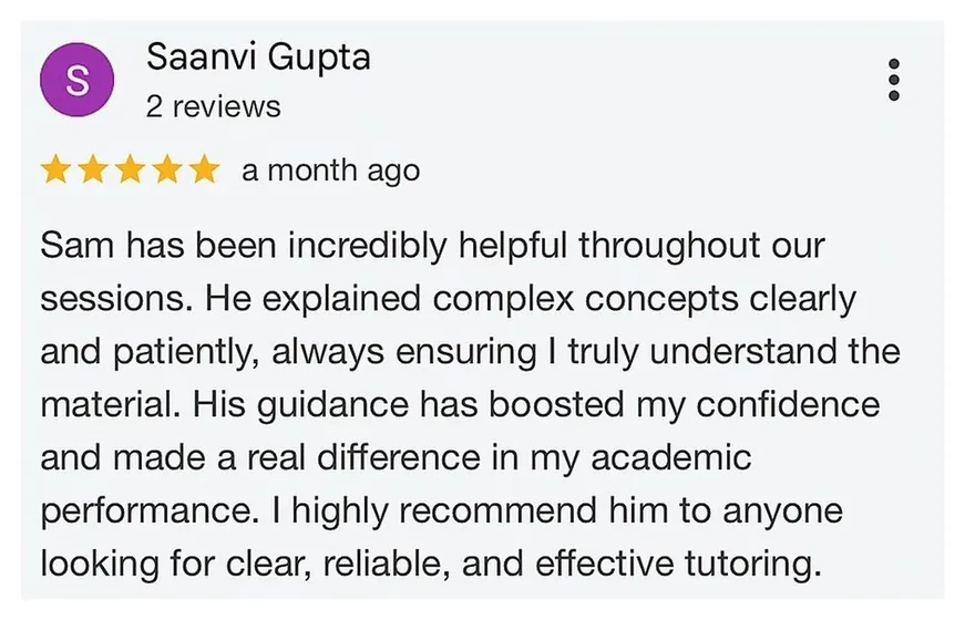 Five star review