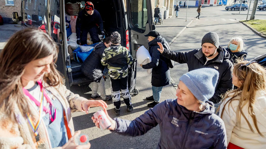 Social entrepreneur Katja Blagodyr, founder of HUG, supporting Ukrainian refugees. Katja is part of our Swedish Incubator with funding from our partners Kivra and Hogia.