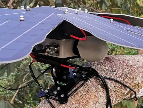 RFCx Guardian microphone and extra solar