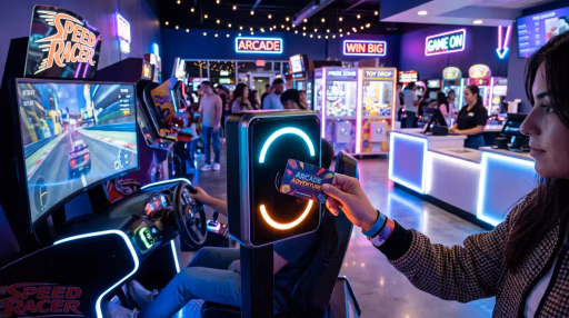 Cashless Arcade Card System & Gaming Zone POS Software Cashless payment system for arcade games