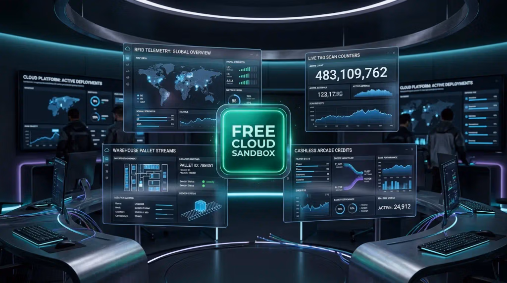 Cloud-Based RFID Software Hub & Web Evaluation Sandboxes Cloud-based RFID hub for seamless integration