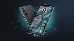 Mobile profile of a digital vCard for easy access and sharing