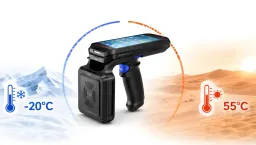 G2 UHF handheld reader for temperature monitoring