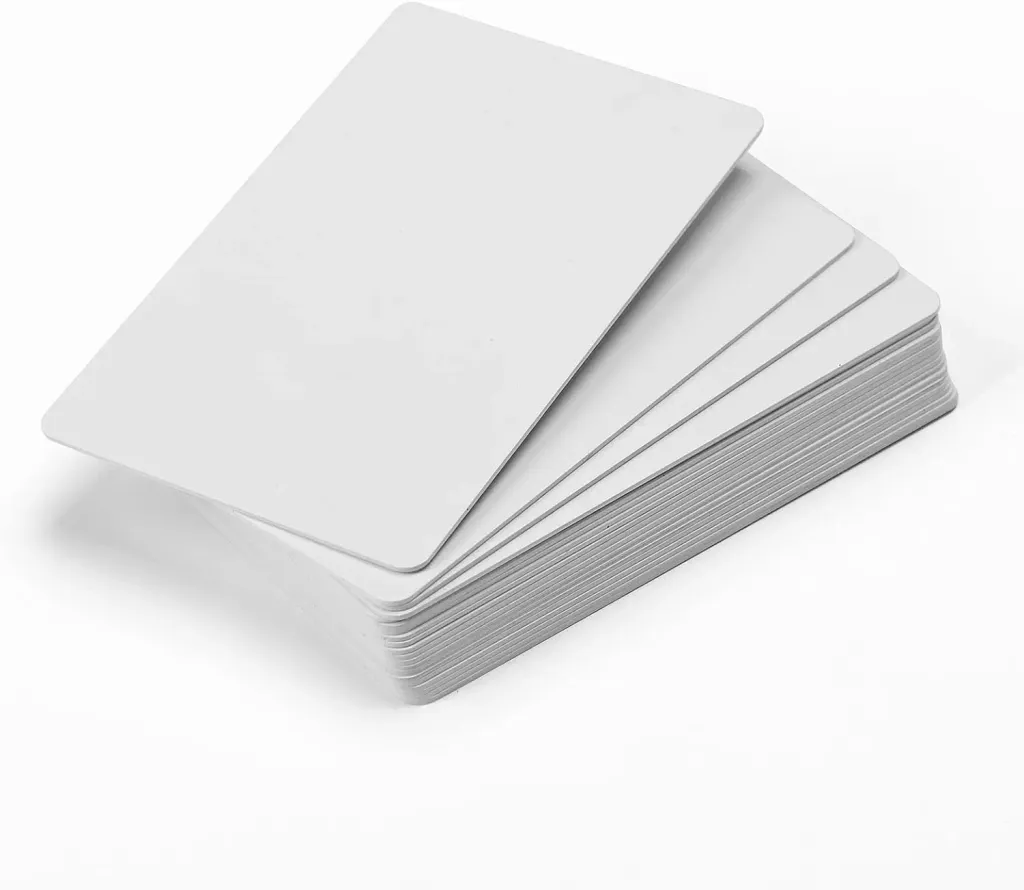 PVC card for identification and access control