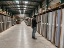 RFID ACP sheet in warehouse setting with automated flag tag tracking