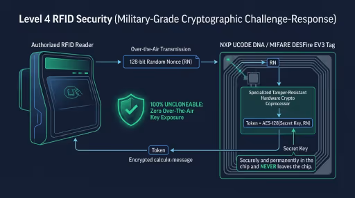 AES-128 Mutual Challenge Response Cryptographic Verification