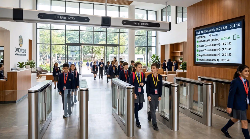 RFID attendance system for schools