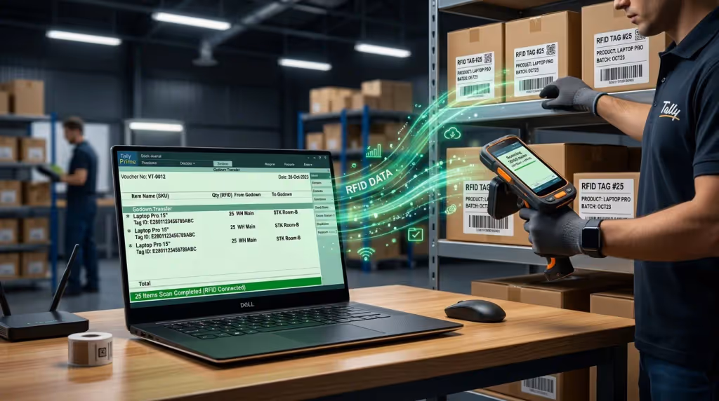Tally RFID integration system for efficient tracking