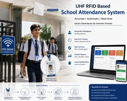 UHF RFID system for automated school attendance tracking