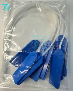 Bulk pack of industrial UHF RFID zip tie tags for warehouse inventory management and tamper-proof sealing