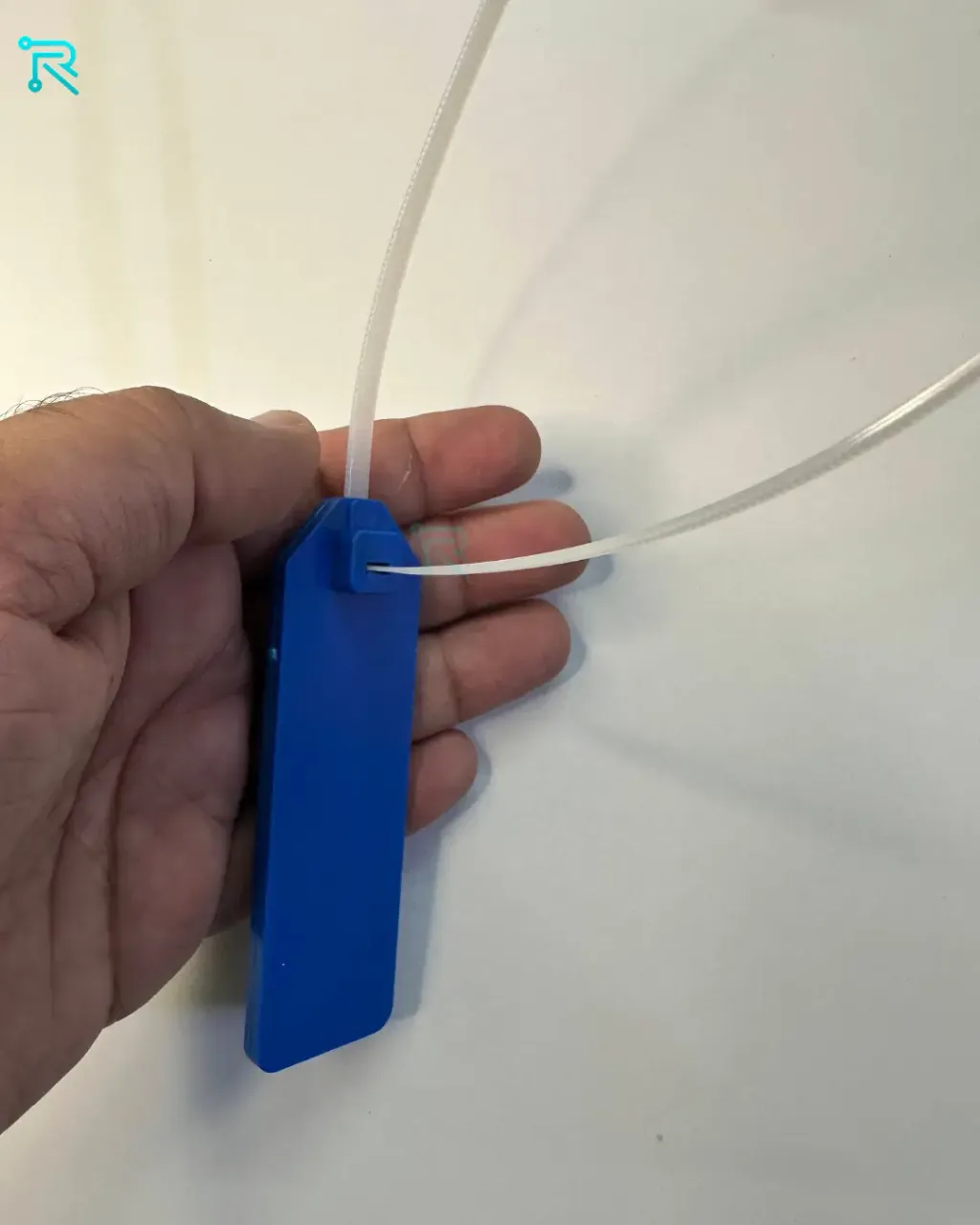 ABS waterproof UHF RFID sealed cable tie tag for warehouse logistics and asset tracking
