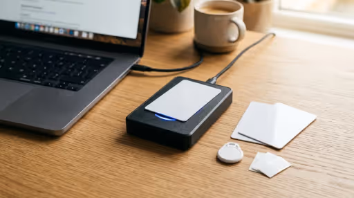 USB desktop RFID reader setup with laptop USB desktop RFID reader setup with laptop