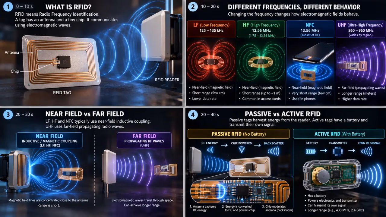 What is RFID? Radio Frequency Identification Architecture & Workflow Master Video: Complete RFID Architecture & Modulated Backscatter Pipeline