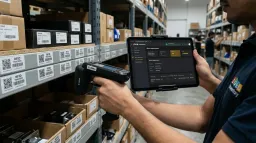 OAuth 2.0 cloud middleware connecting physical RFID scanners to Zoho Inventory REST API