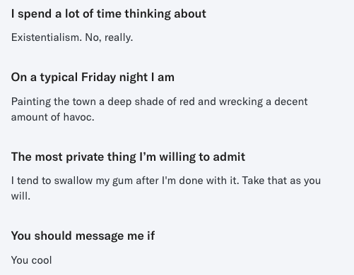 Conversation screenshot